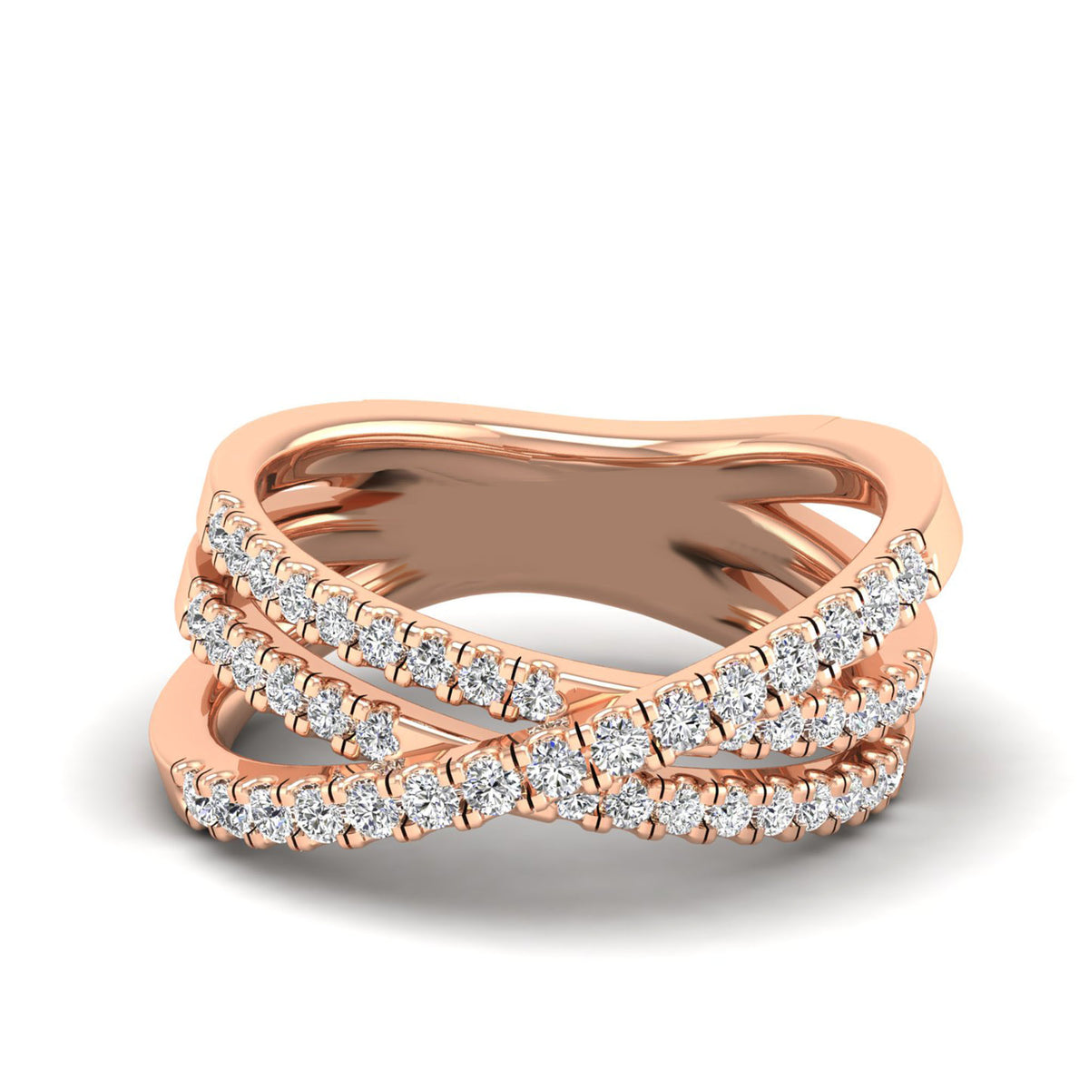 14K Rose Gold - 0.75