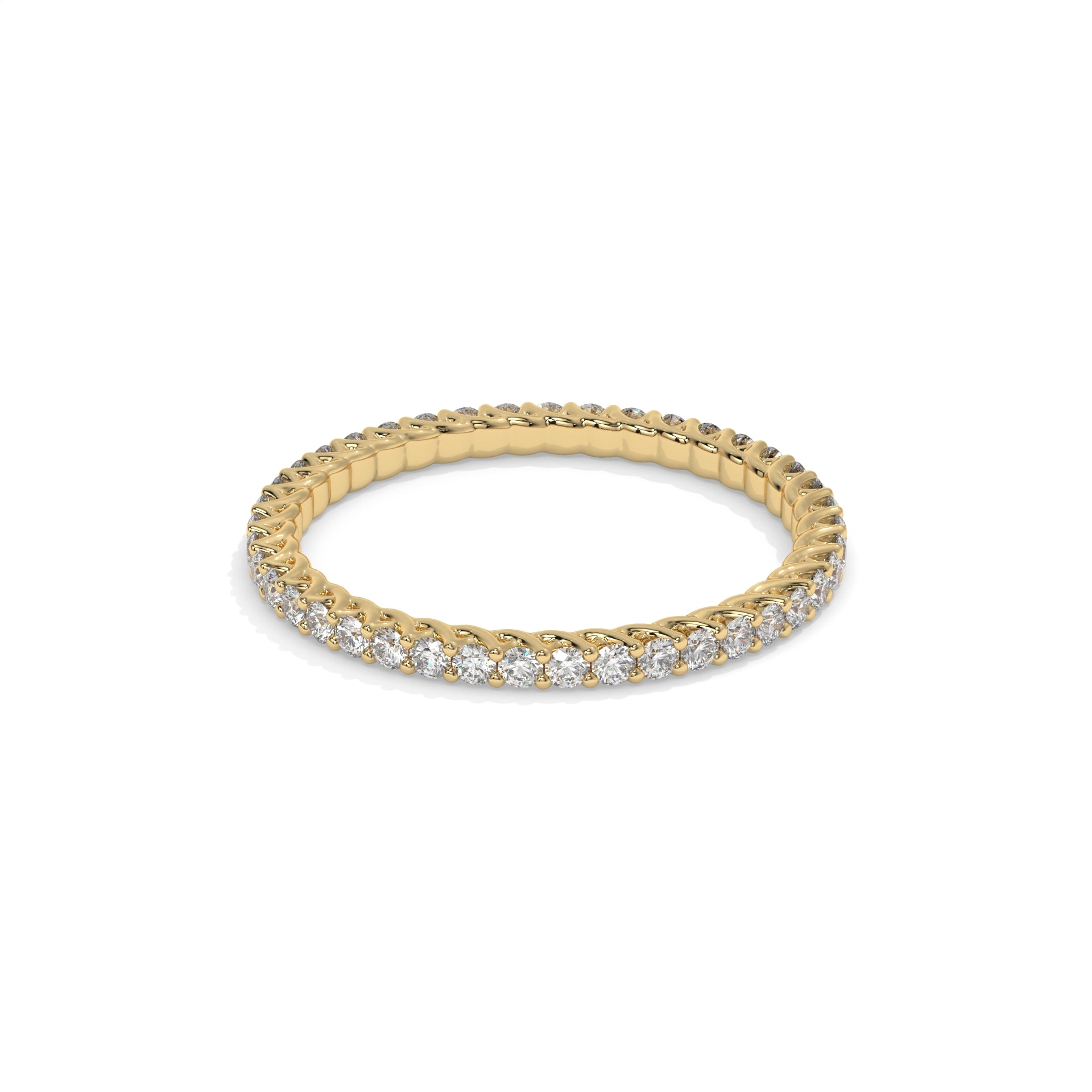 14K Yellow Gold - 1.00