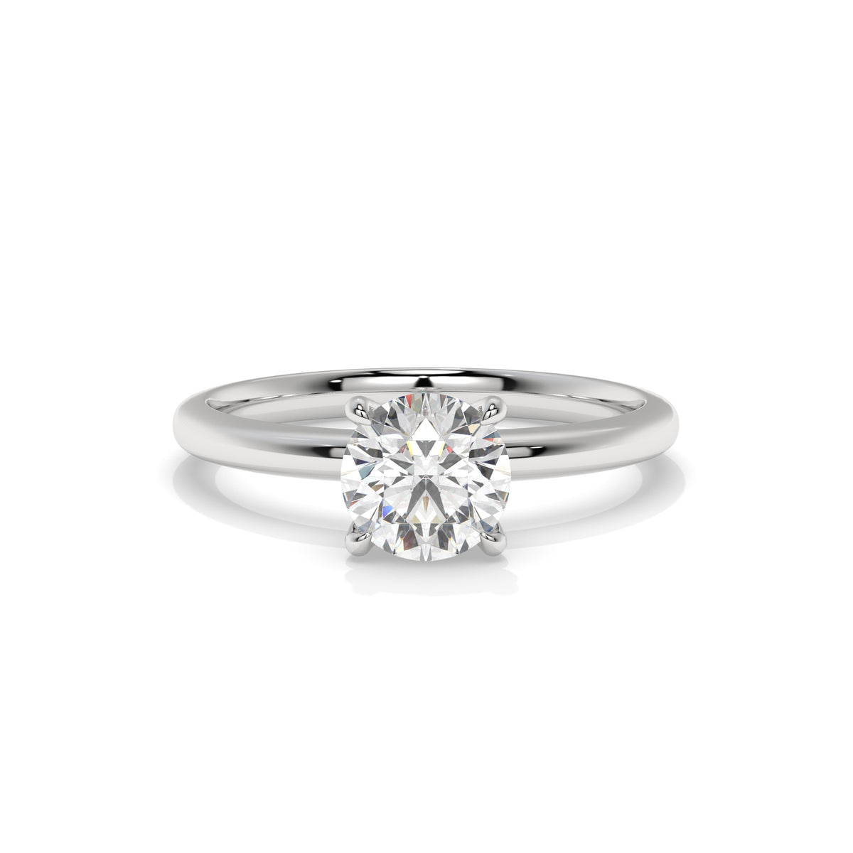 14K White Gold - 1.05