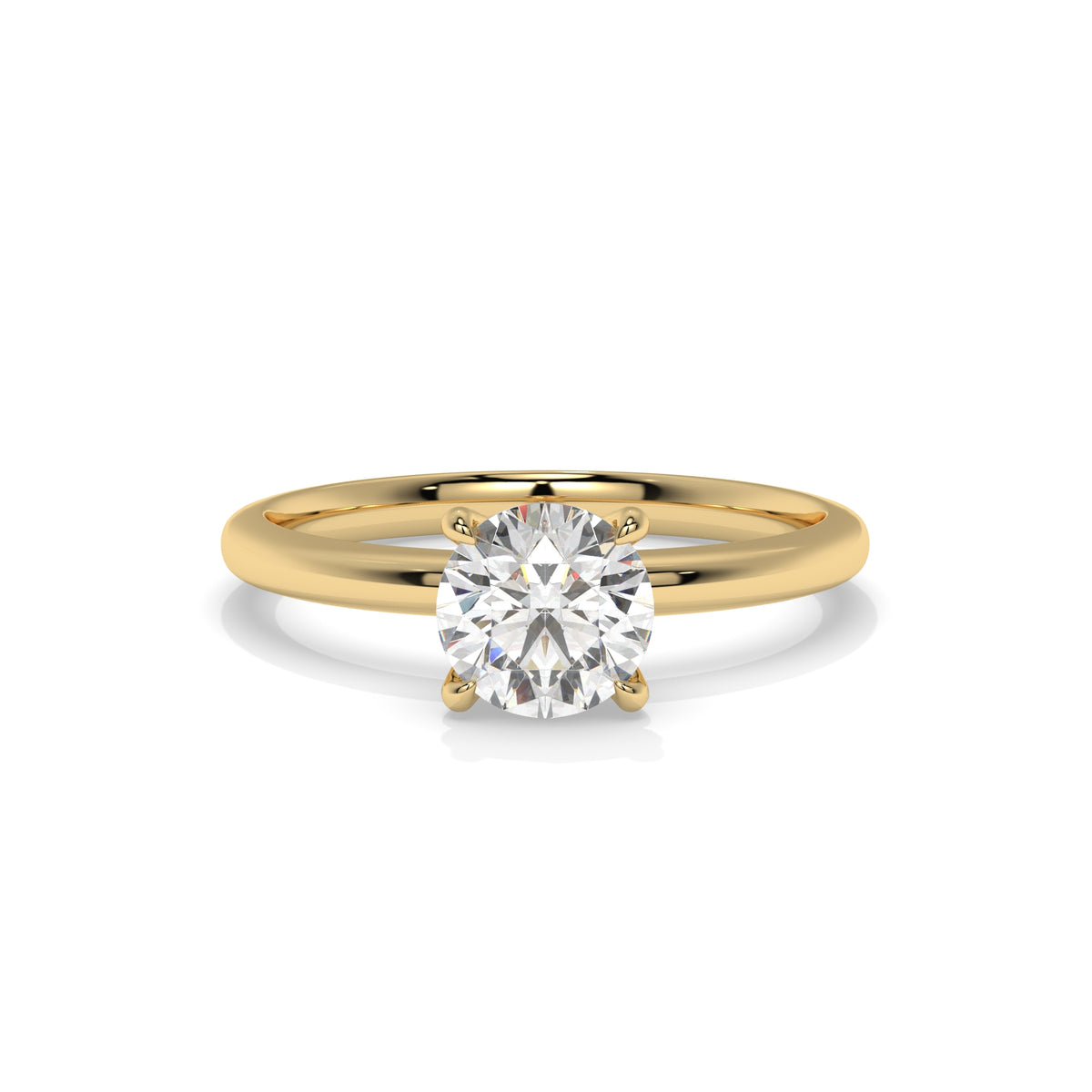 18K Yellow Gold - 1.05