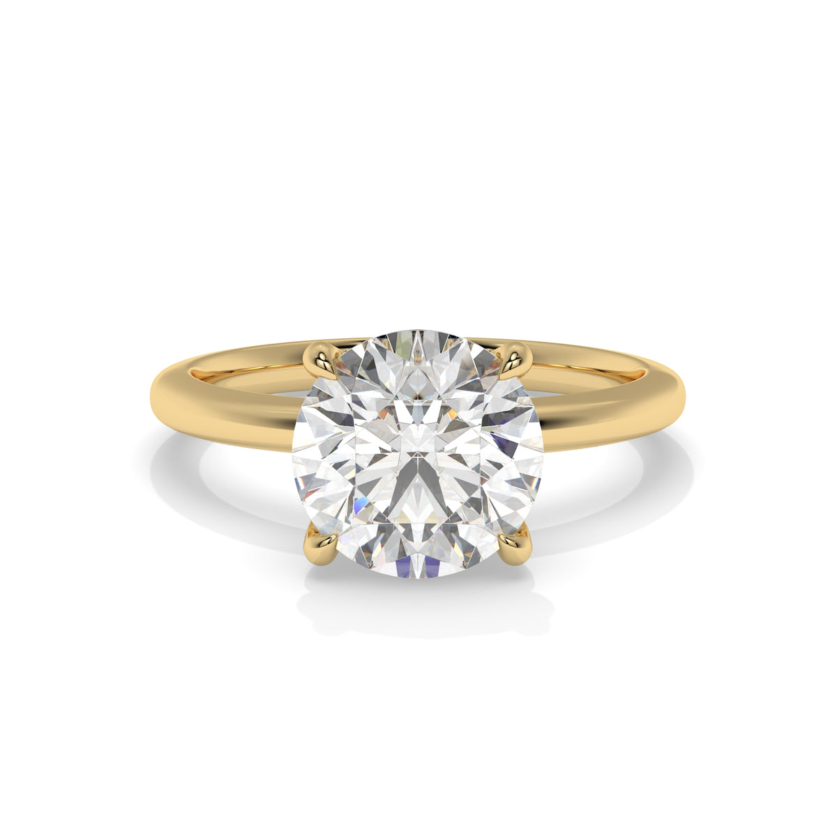 18K Yellow Gold - 3.05