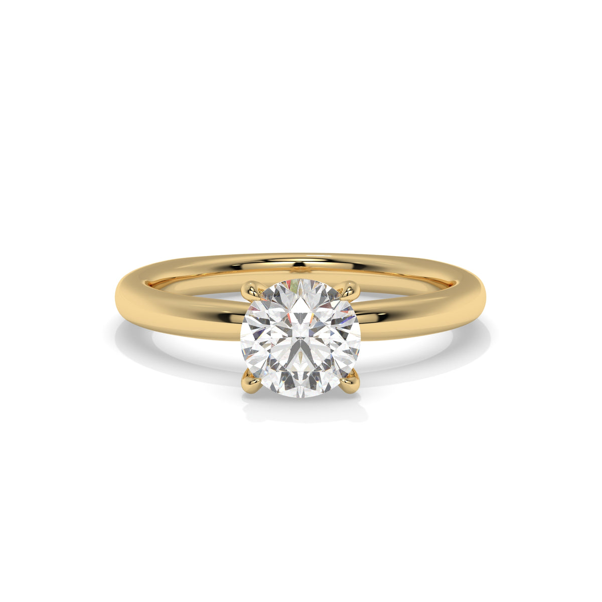 14K Yellow Gold - 1.00