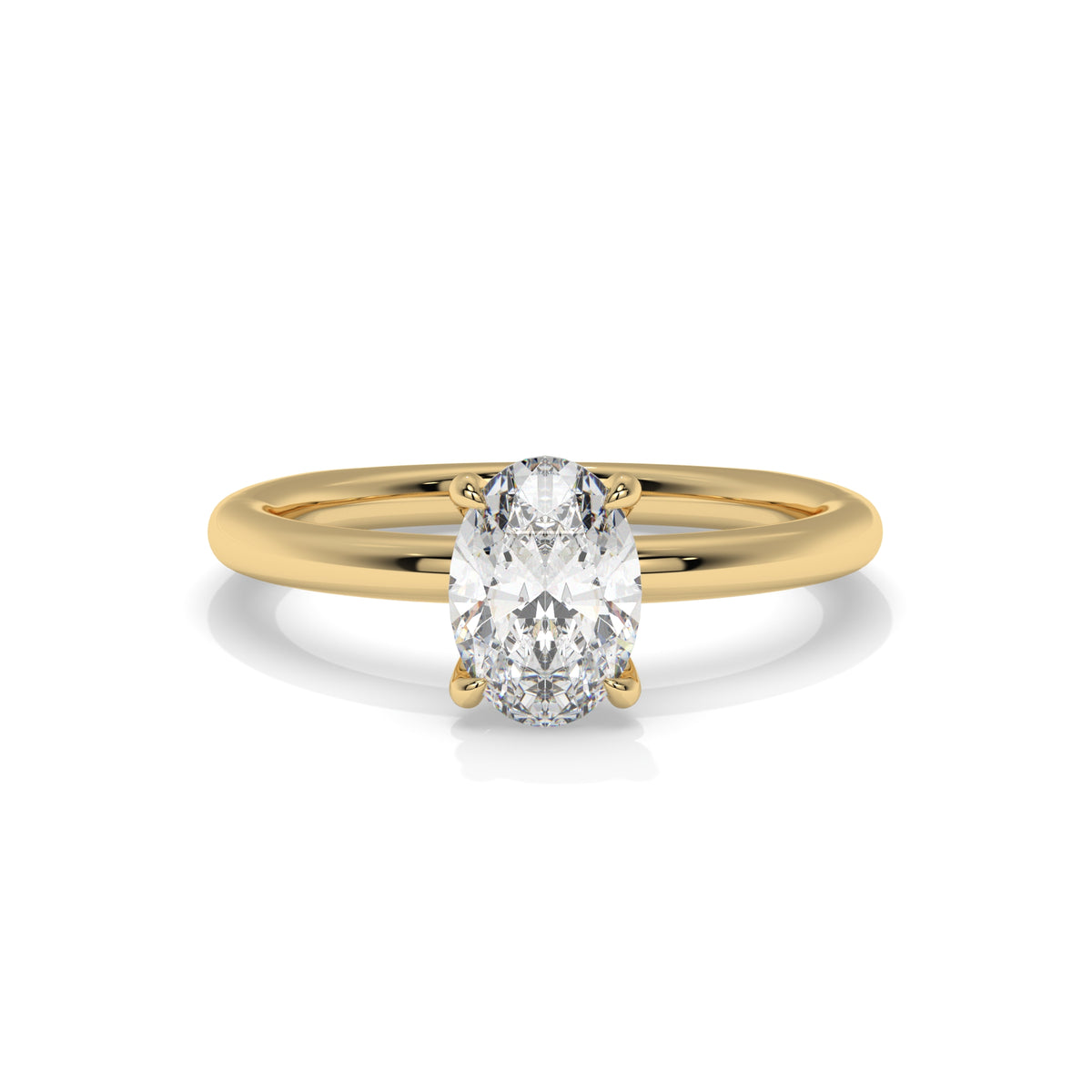 18K Yellow Gold - 1.00