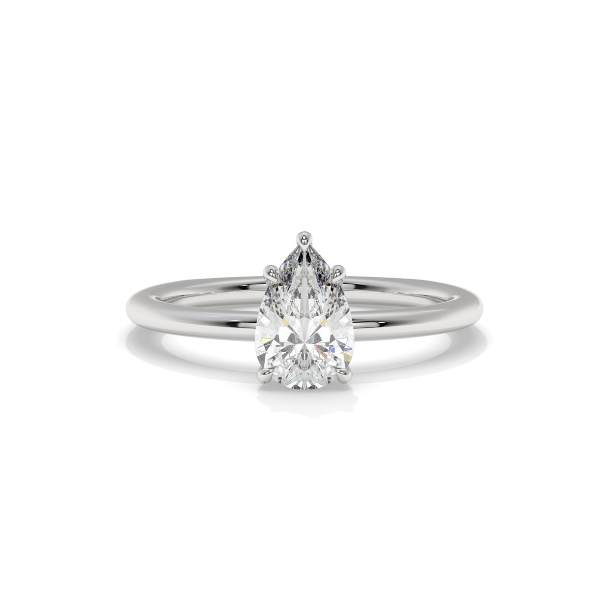 14K White Gold - 1.00