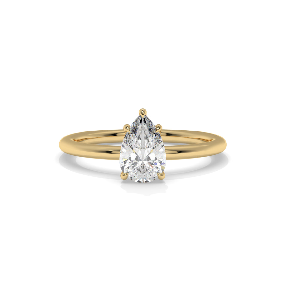 14K Yellow Gold - 1.00