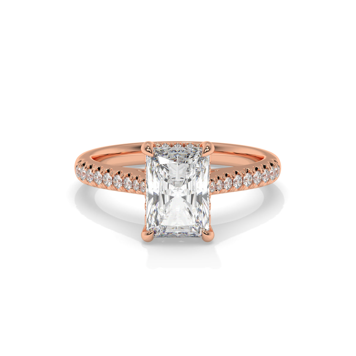 14K Rose Gold - Radiant