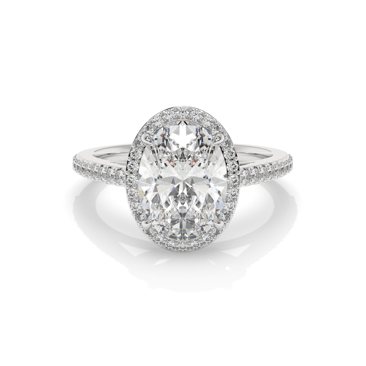 14K White Gold - 2.85