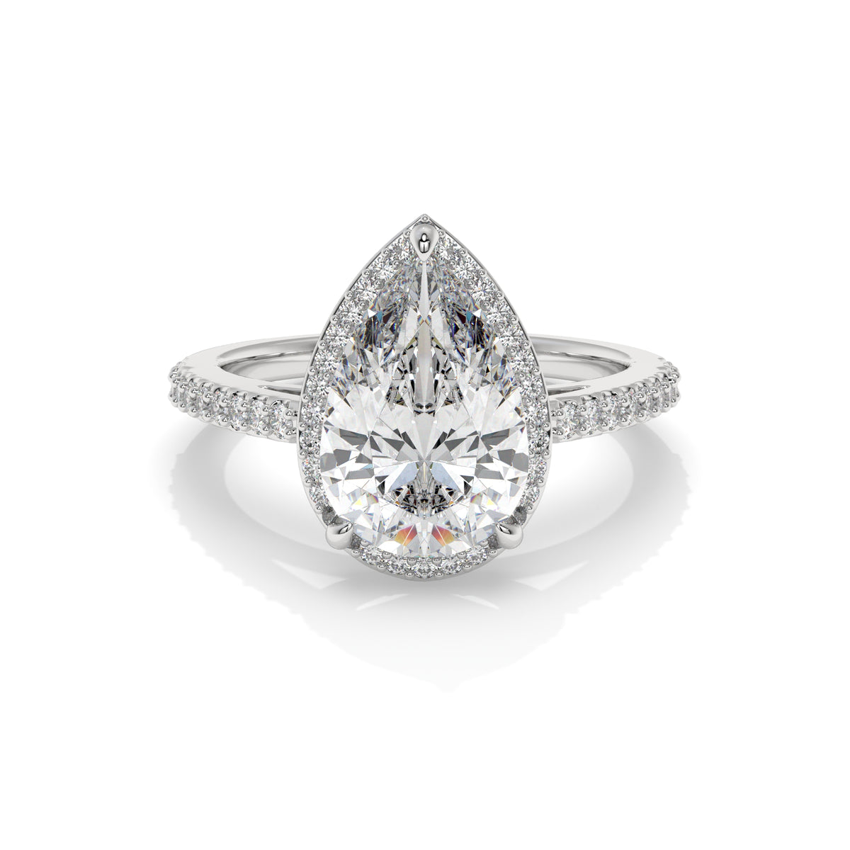 14K White Gold - 3.10