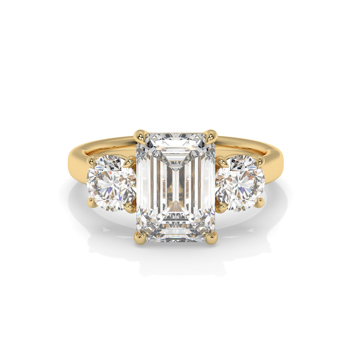 18K Yellow Gold - 3.85