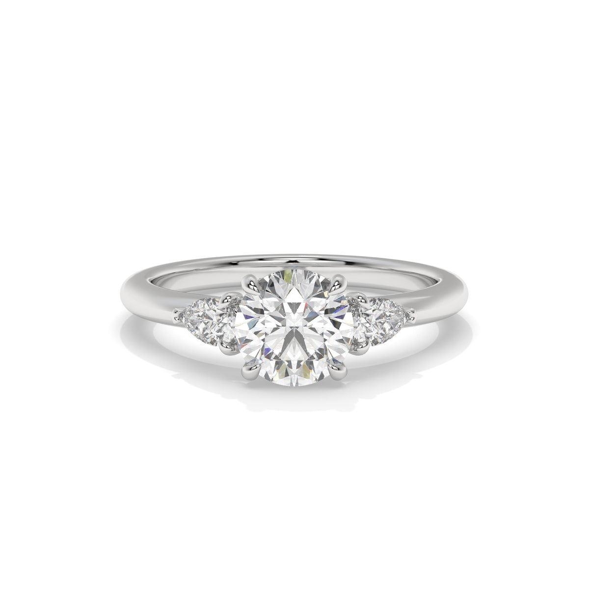 14K White Gold - 1.55