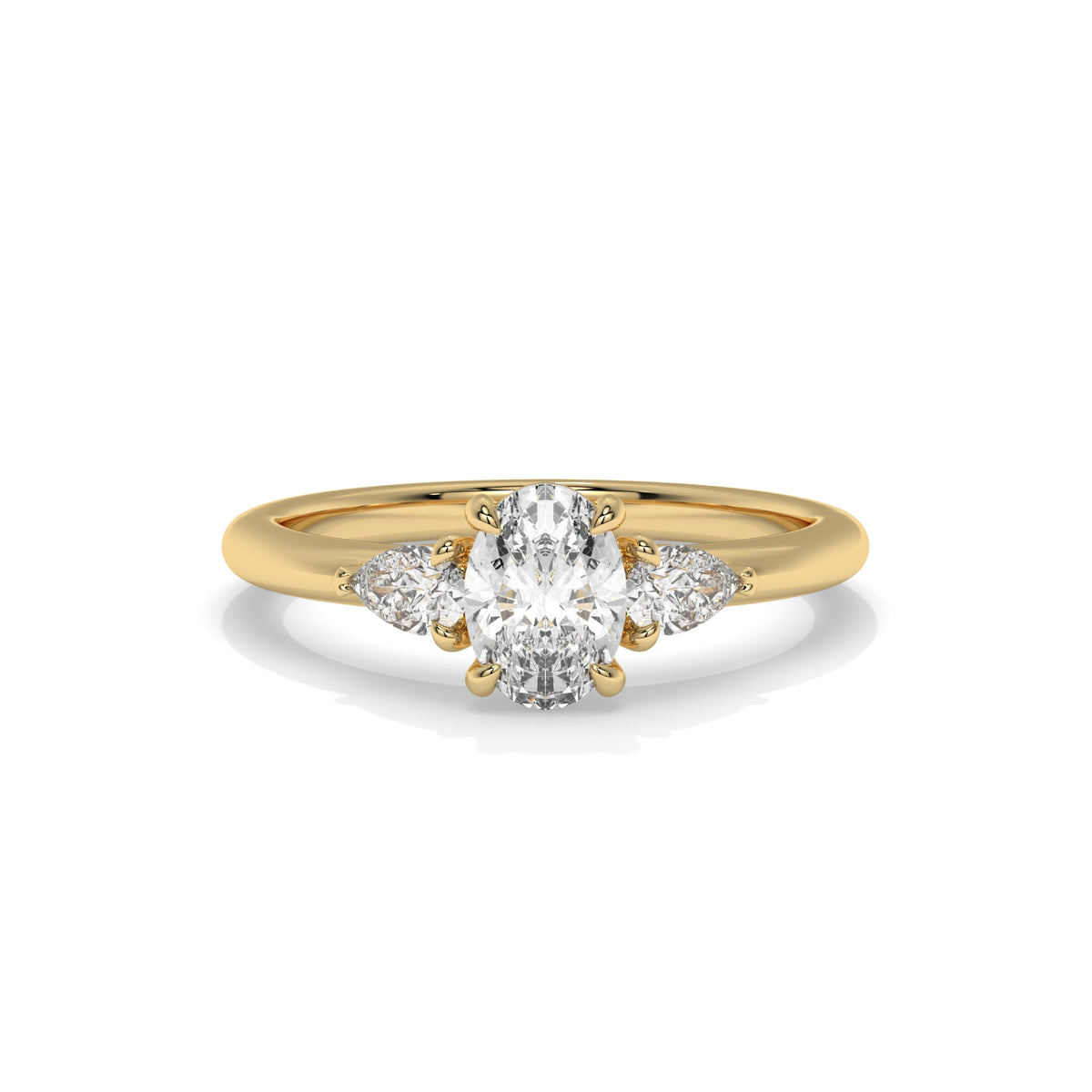 14K Yellow Gold - 1.05