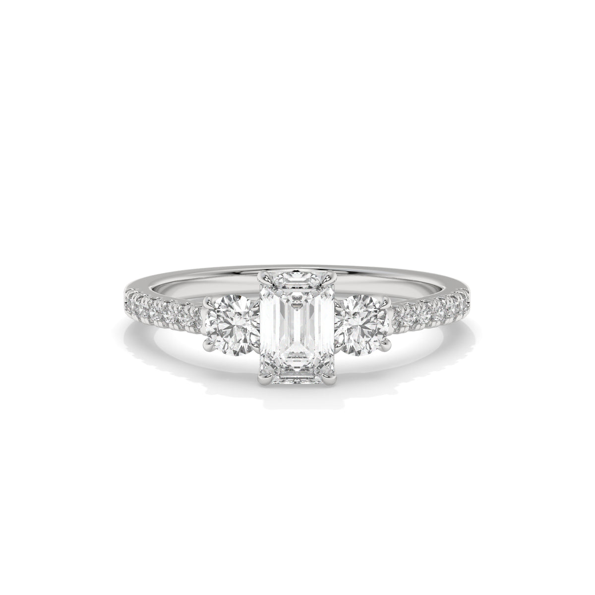 14K White Gold - 1.05