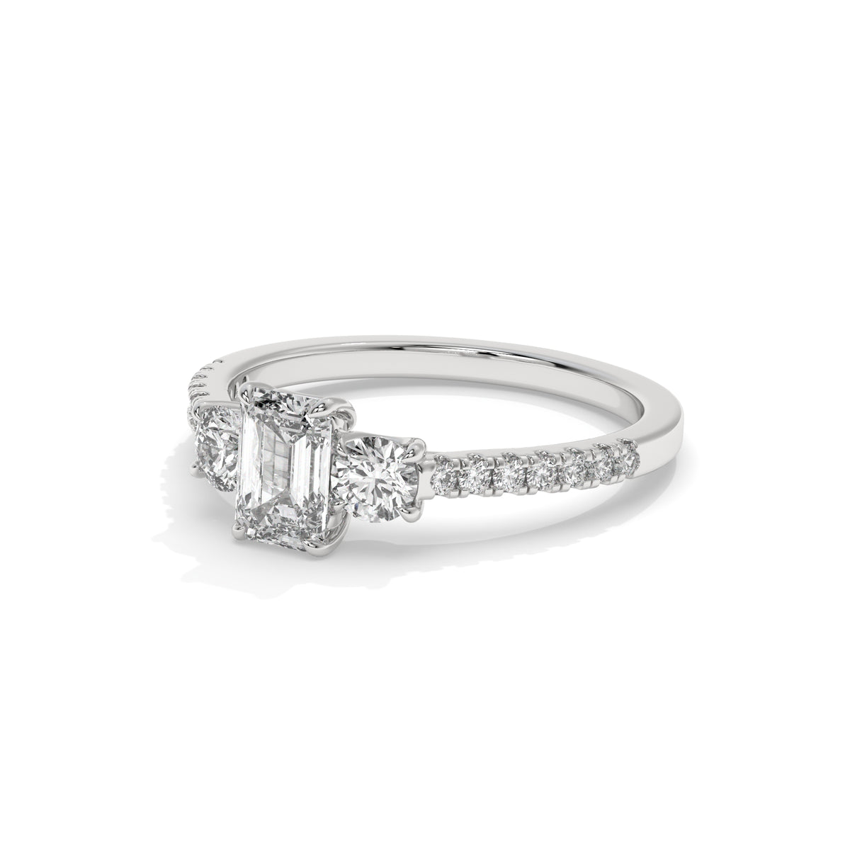 14K White Gold - 1.05