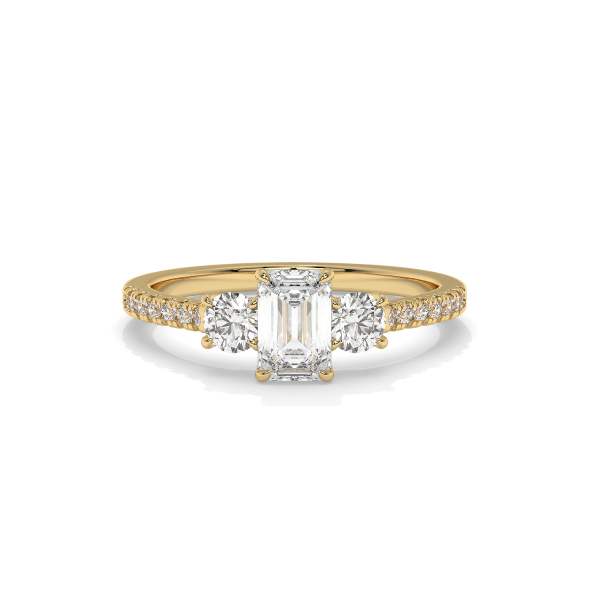 18K Yellow Gold - 1.05