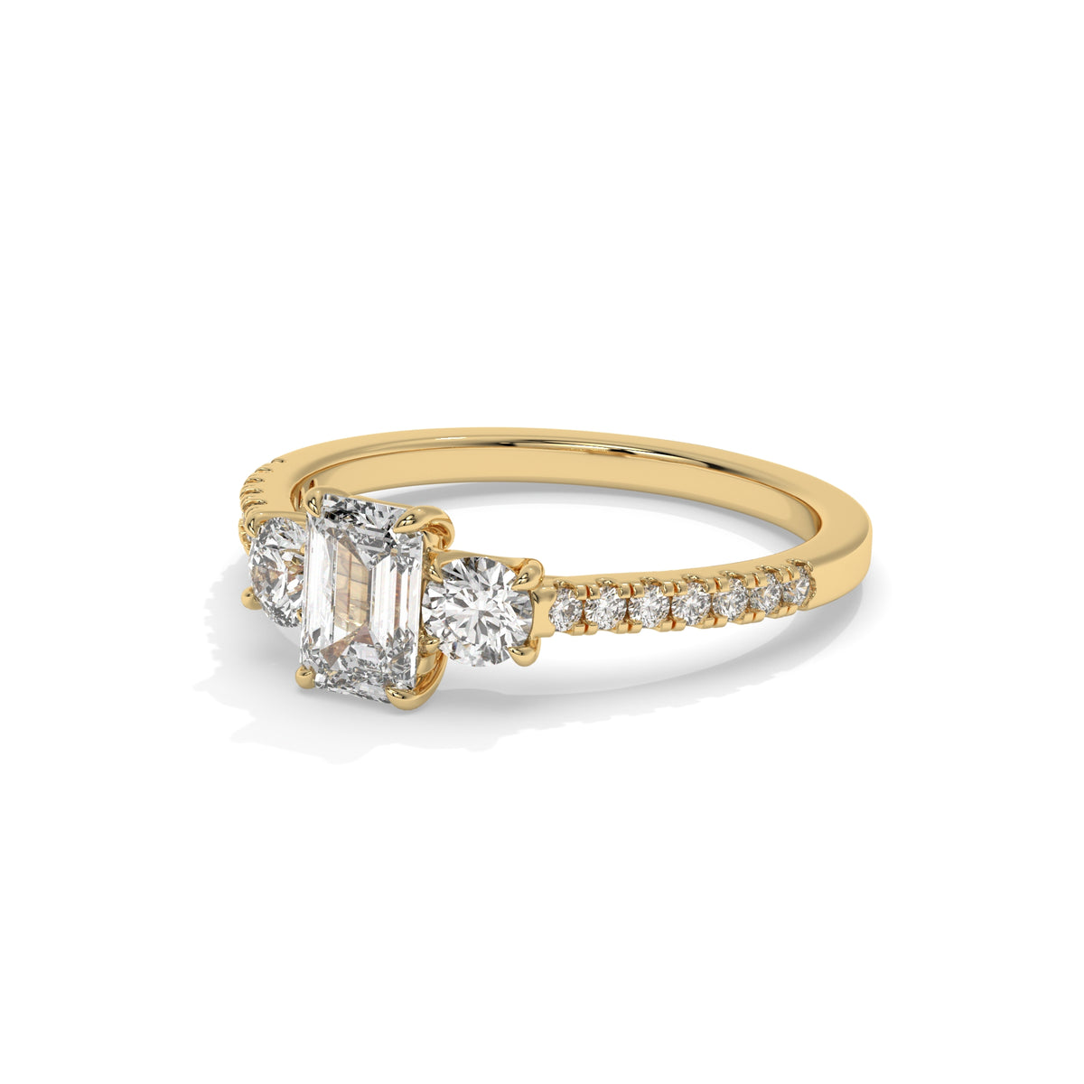 18K Yellow Gold - 1.05