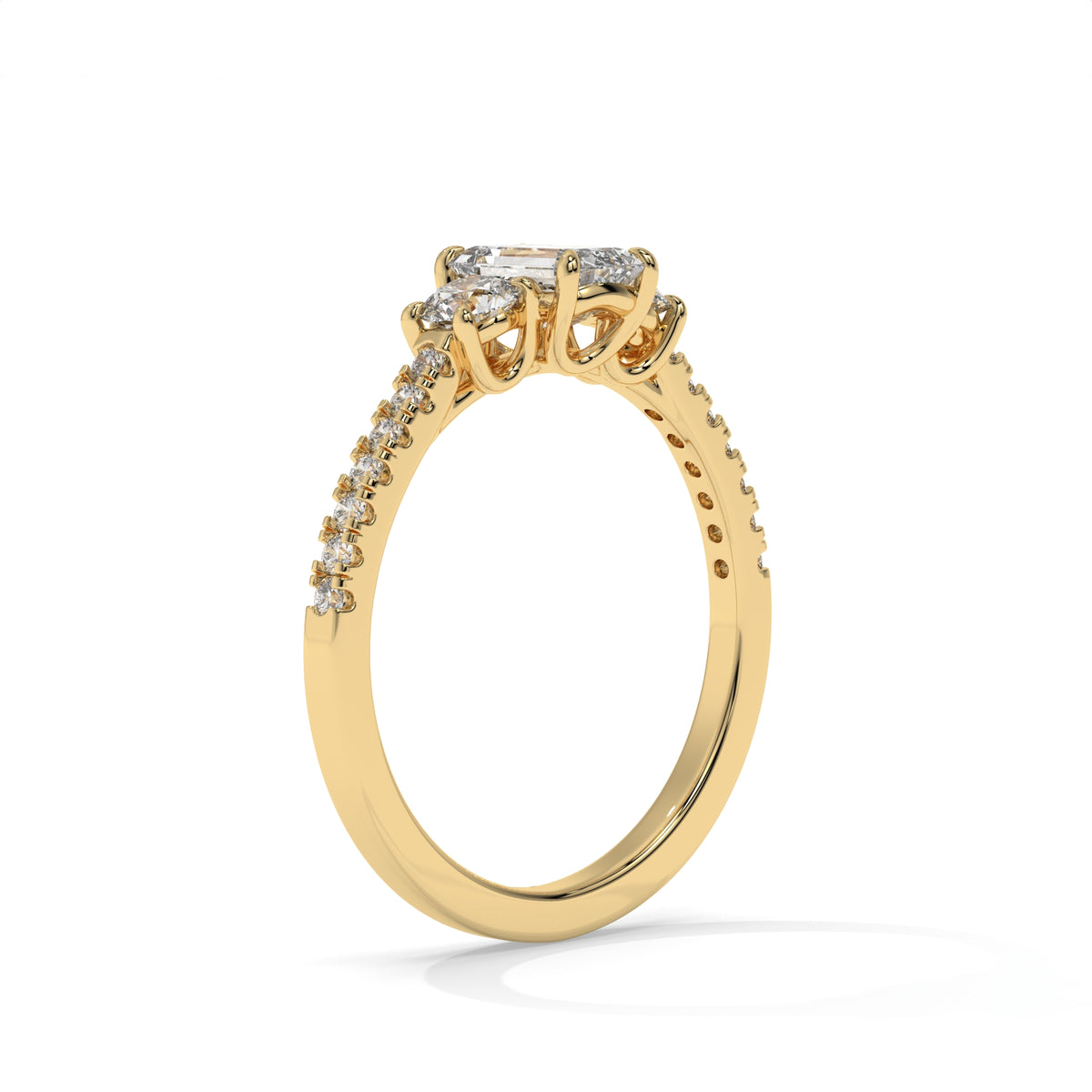 18K Yellow Gold - 1.05