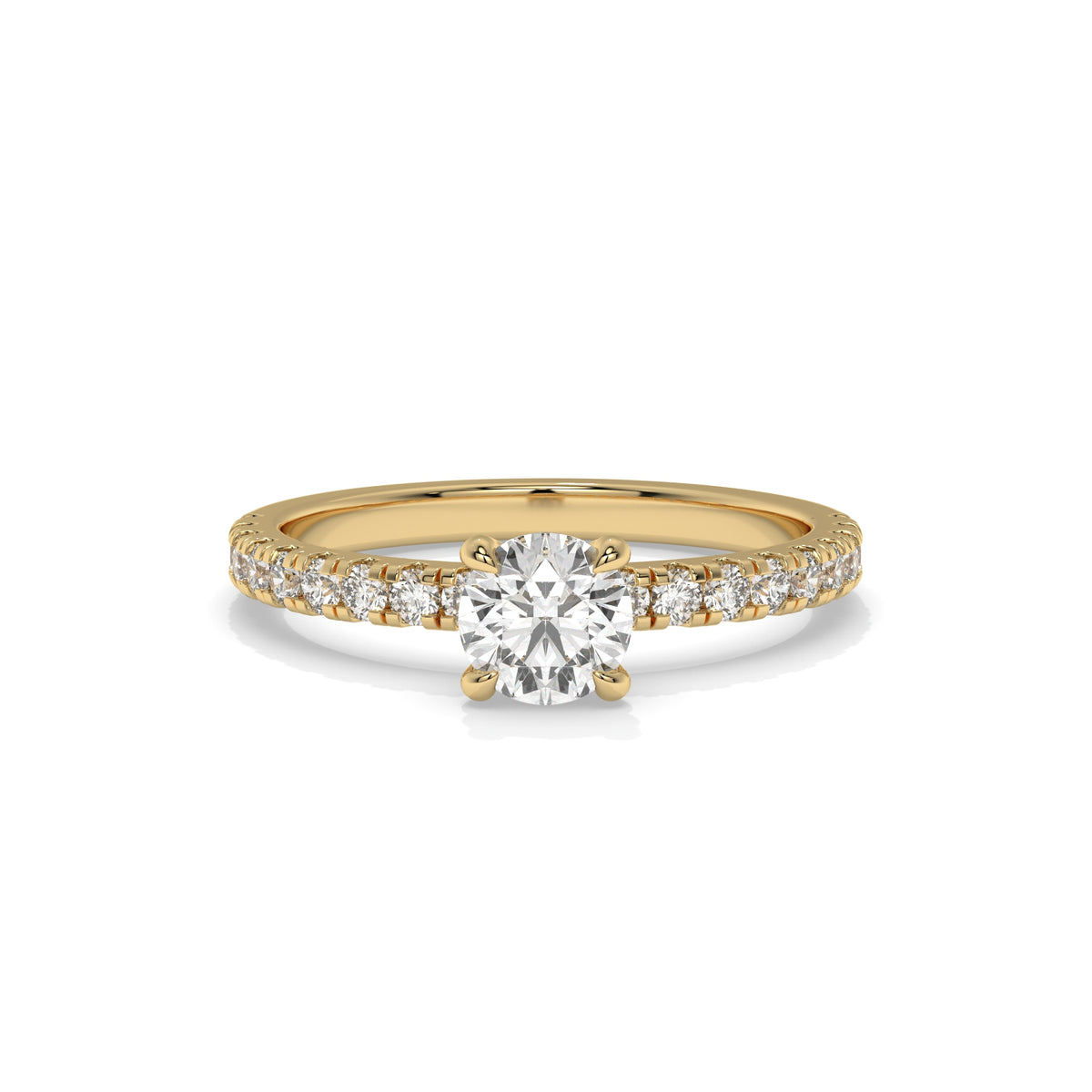 14K Yellow Gold - 1.00