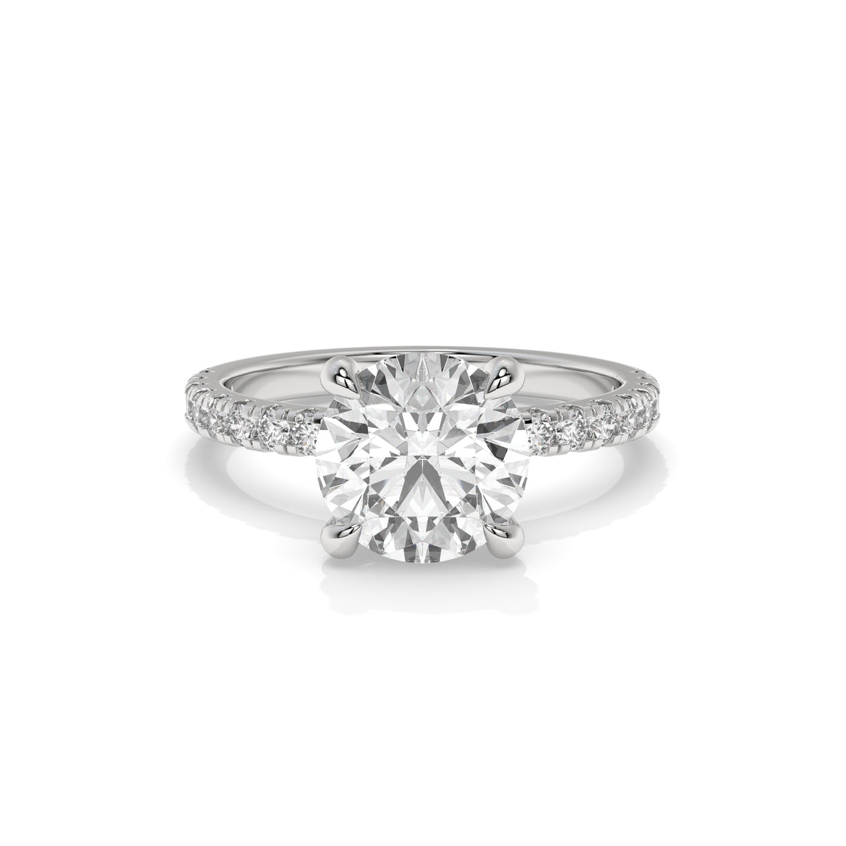 14K White Gold - 2.95