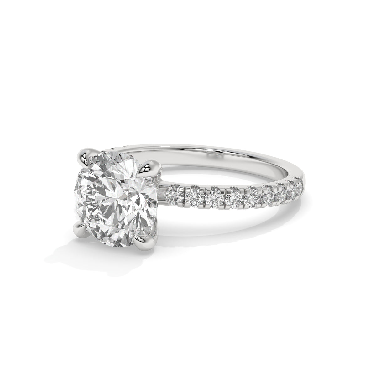 14K White Gold - 2.95