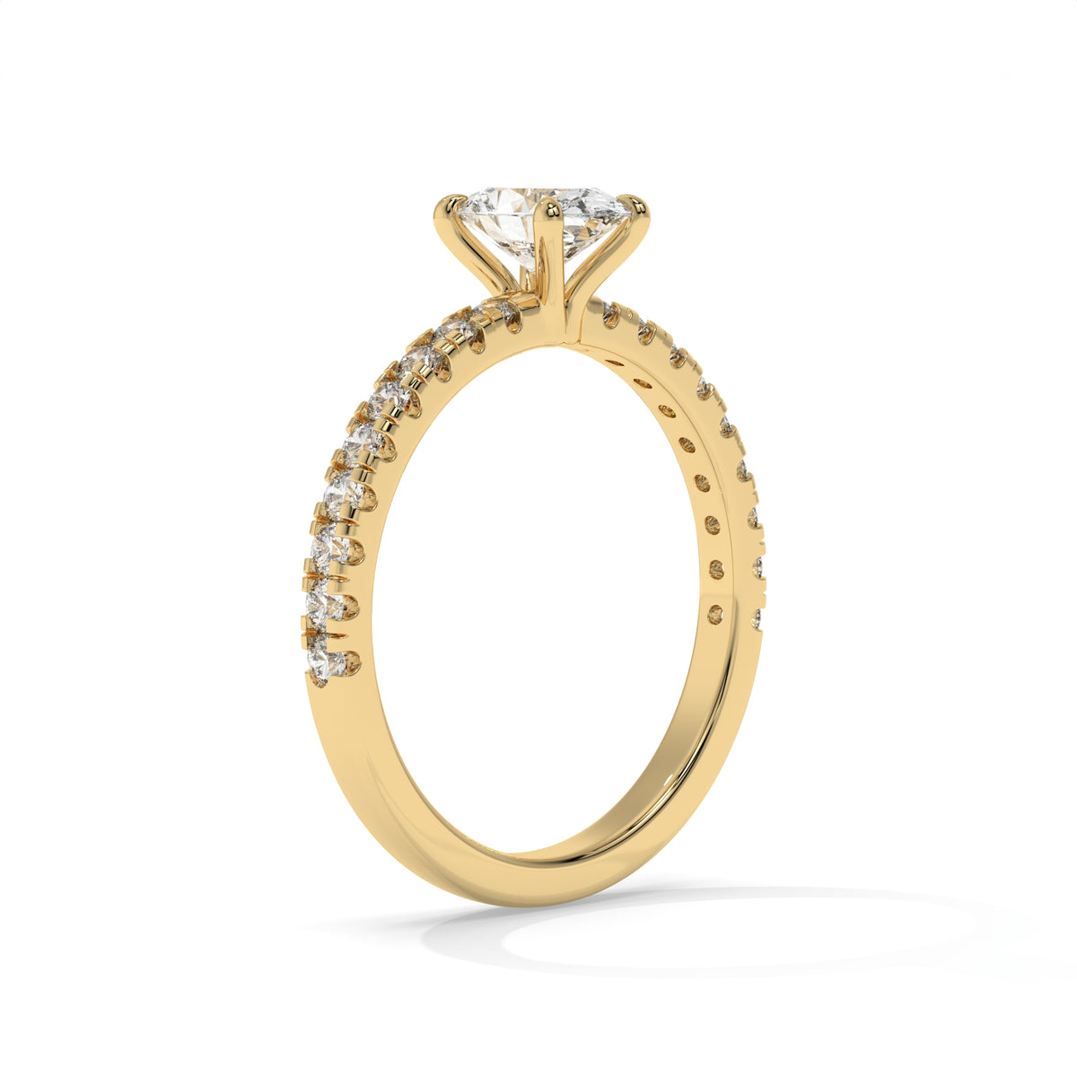 14K Yellow Gold - 1.10