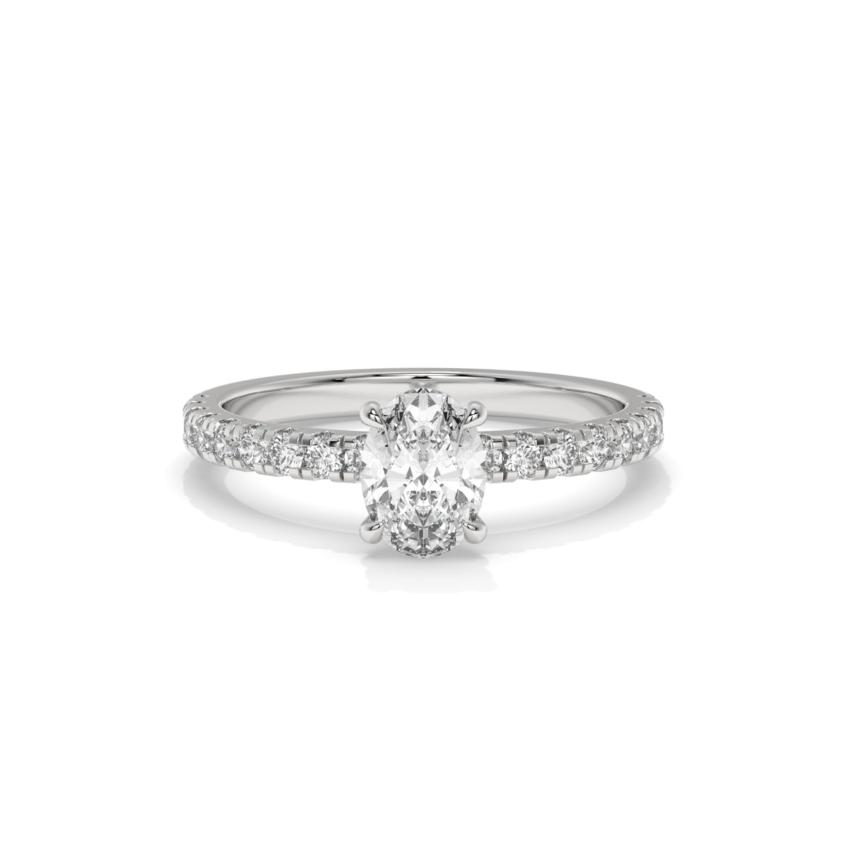 18K White Gold - 1.10