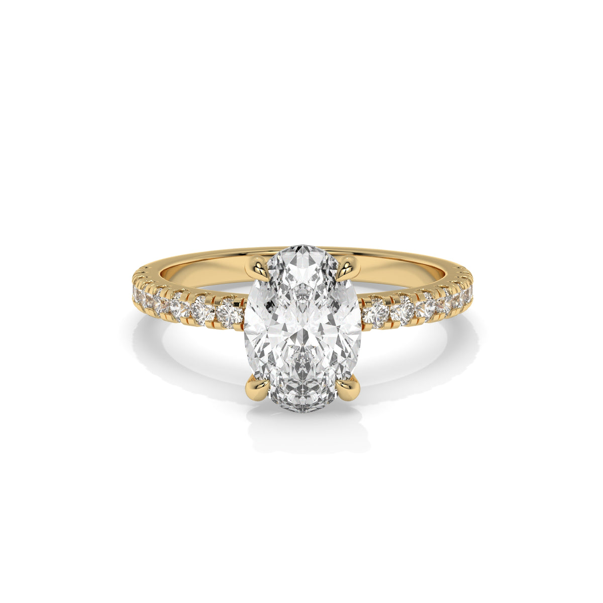 18K Yellow Gold - 2.15