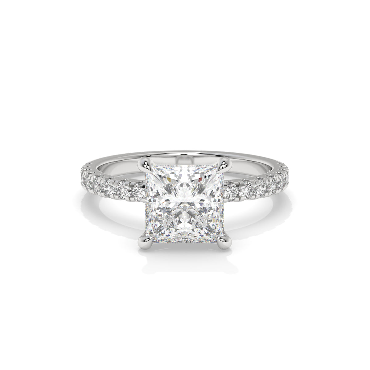 18K White Gold - 2.95