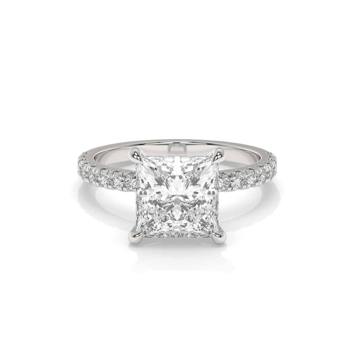 18K White Gold - 3.45