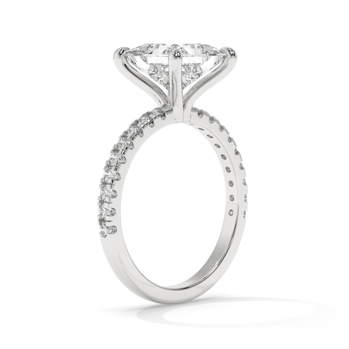 18K White Gold - 3.45
