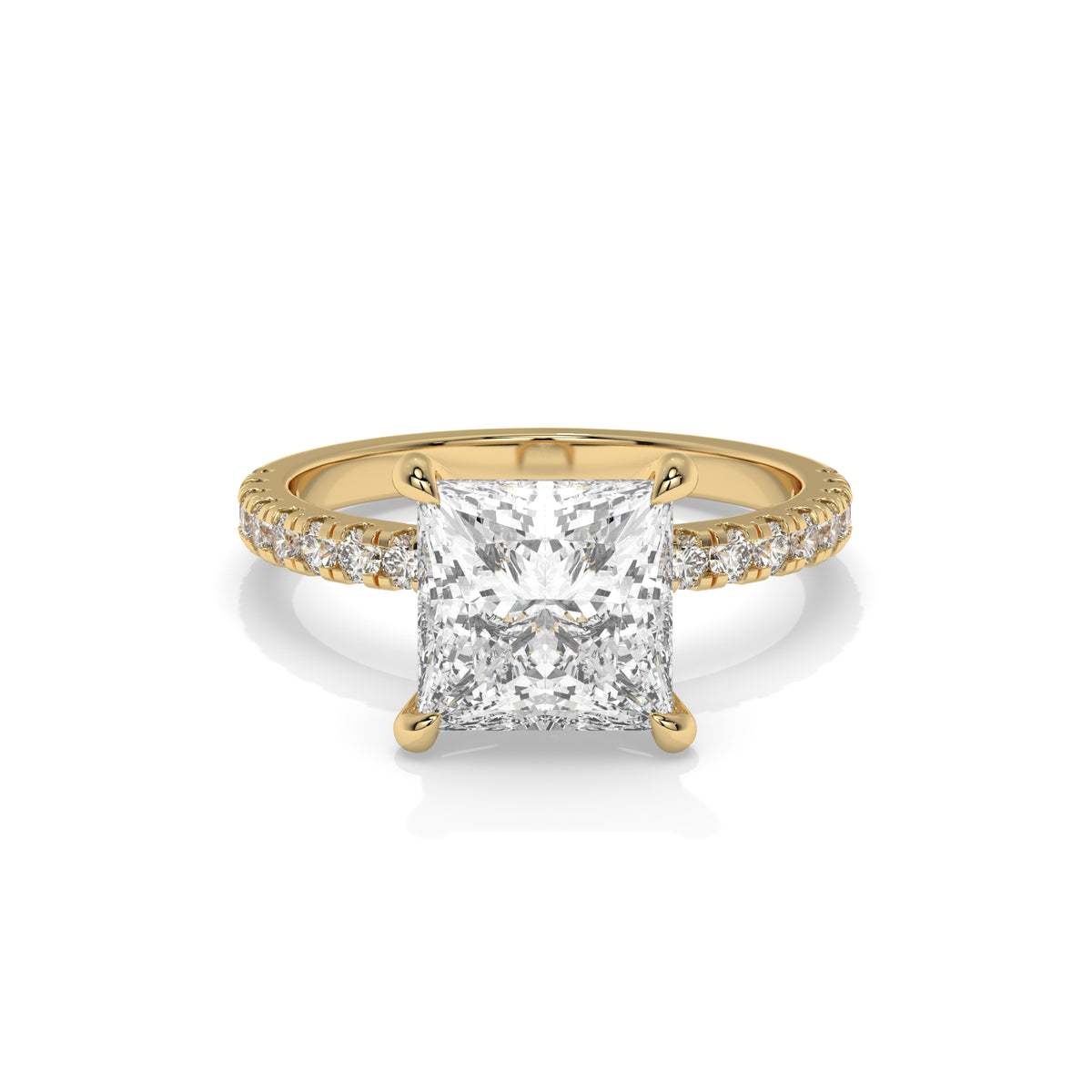 18K Yellow Gold - 3.45