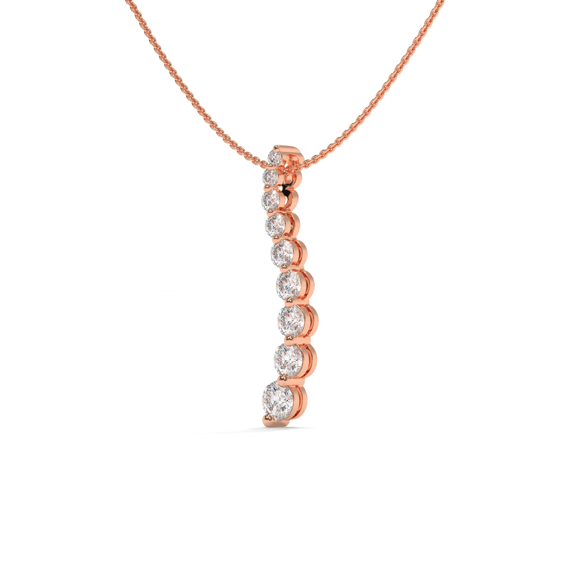 14K Rose Gold - 1.00