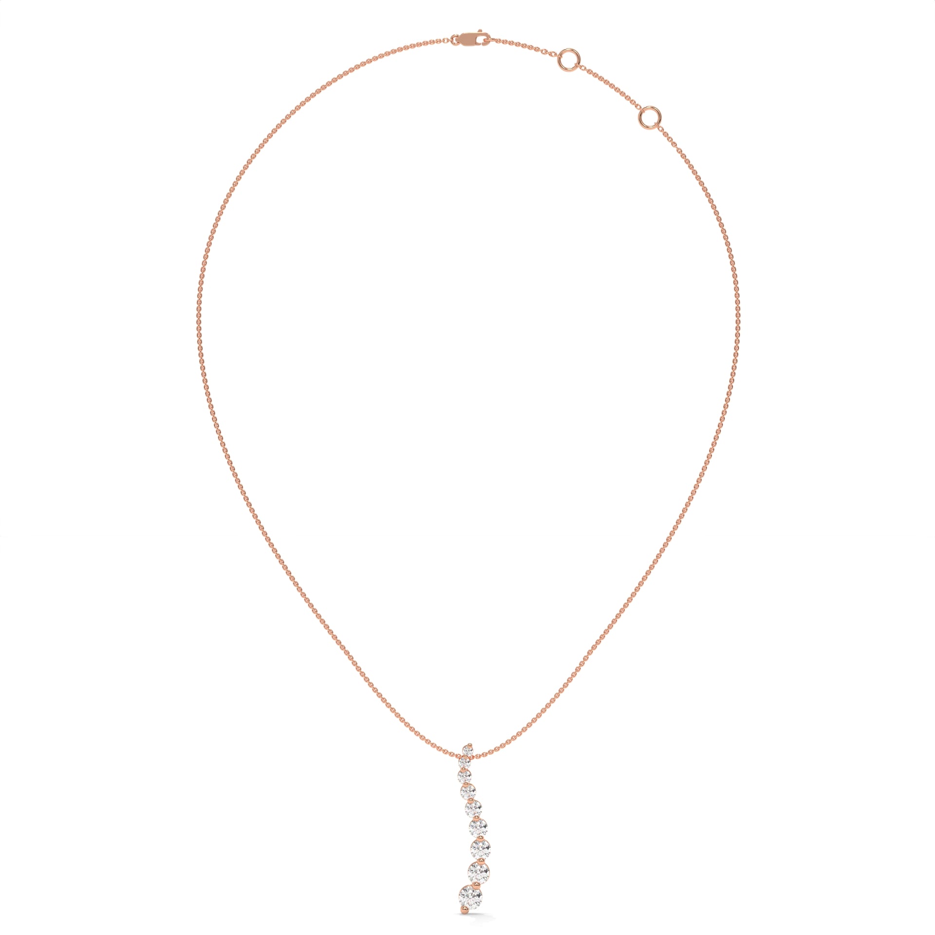 14K Rose Gold - 1.00