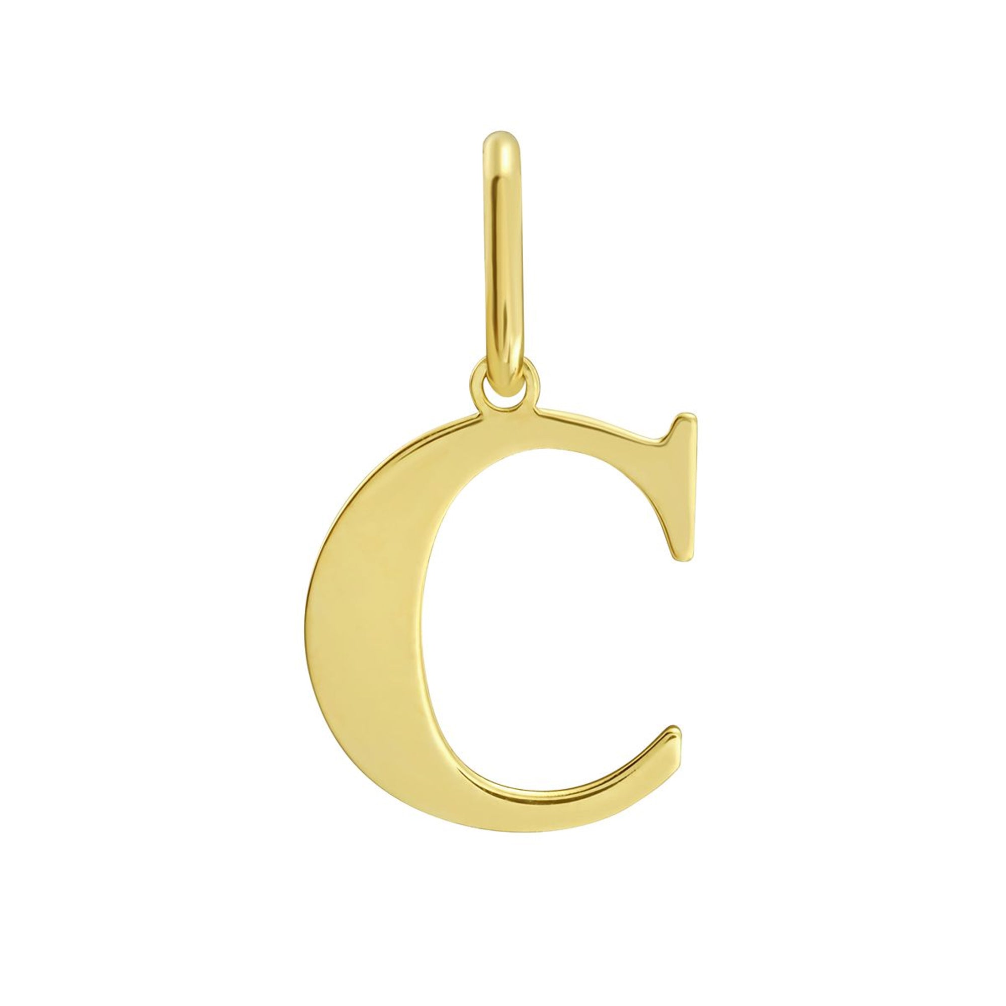 14K Yellow Gold - C
