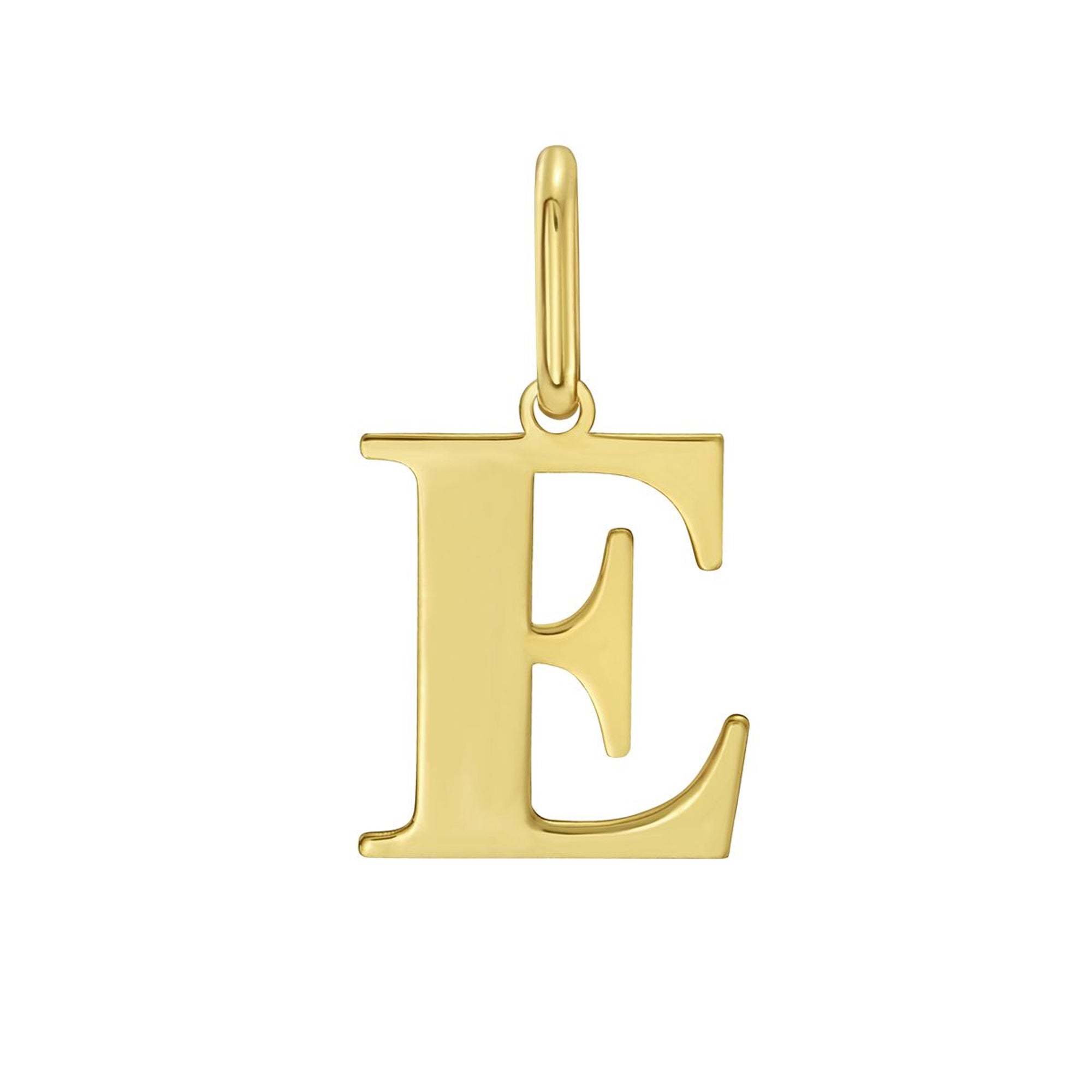14K Yellow Gold - E