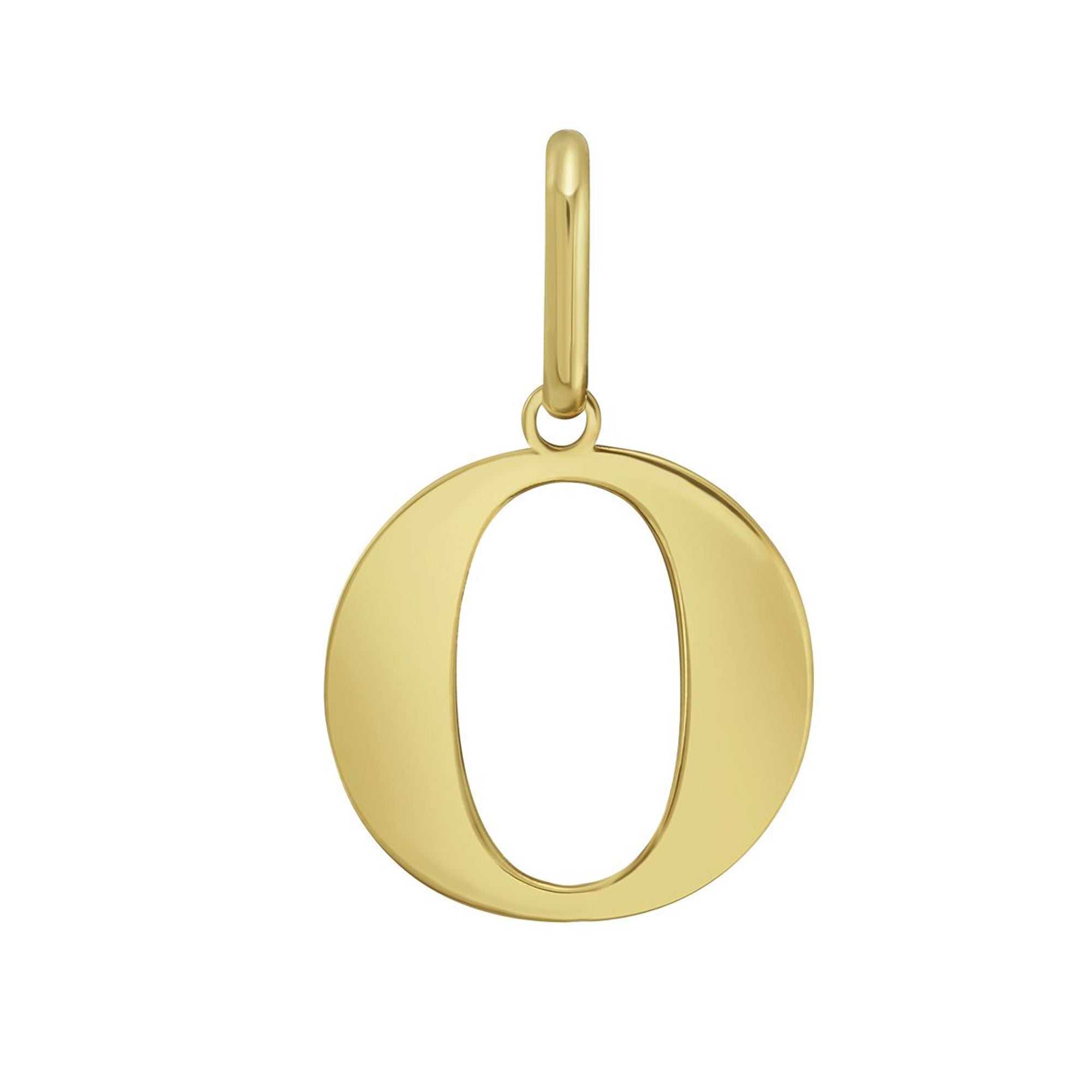 14K Yellow Gold - O
