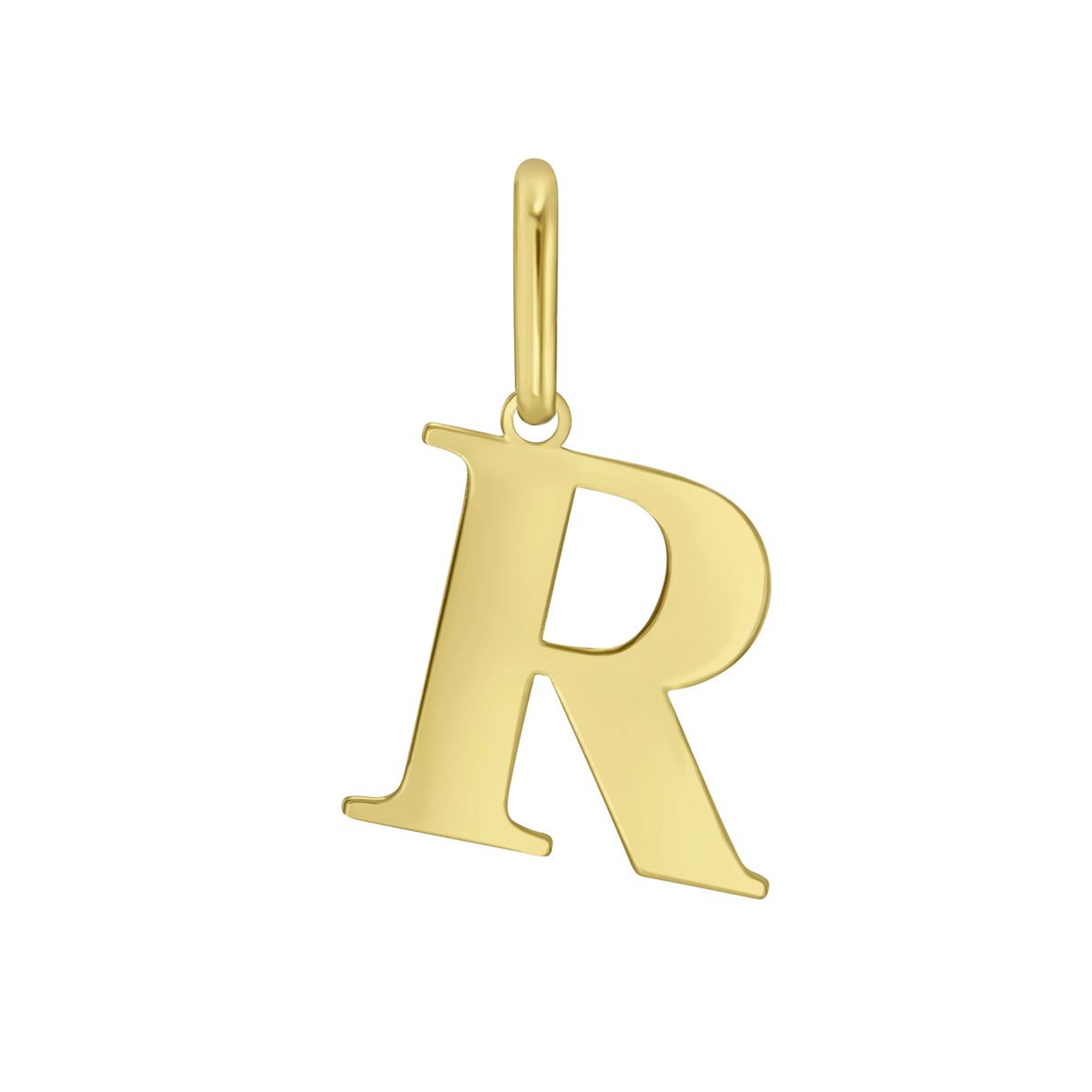 14K Yellow Gold - R