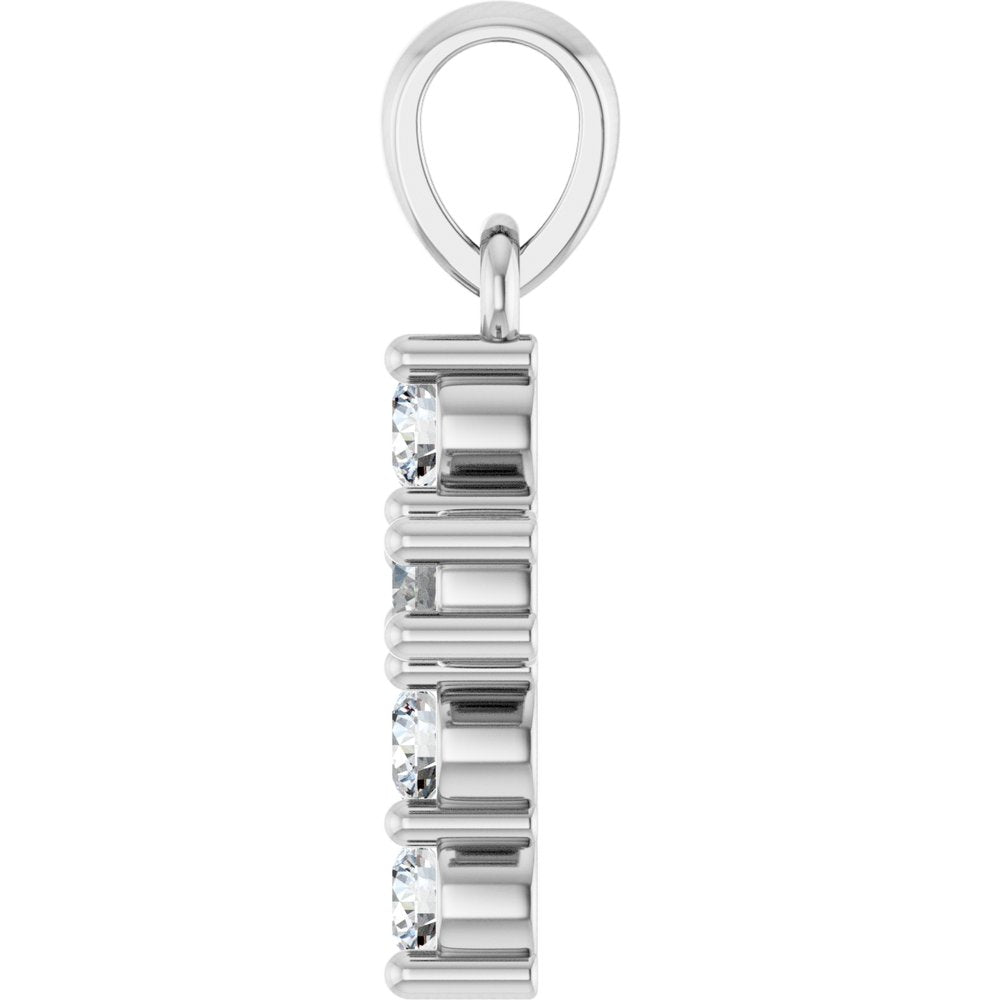 14K White Gold - 0.25