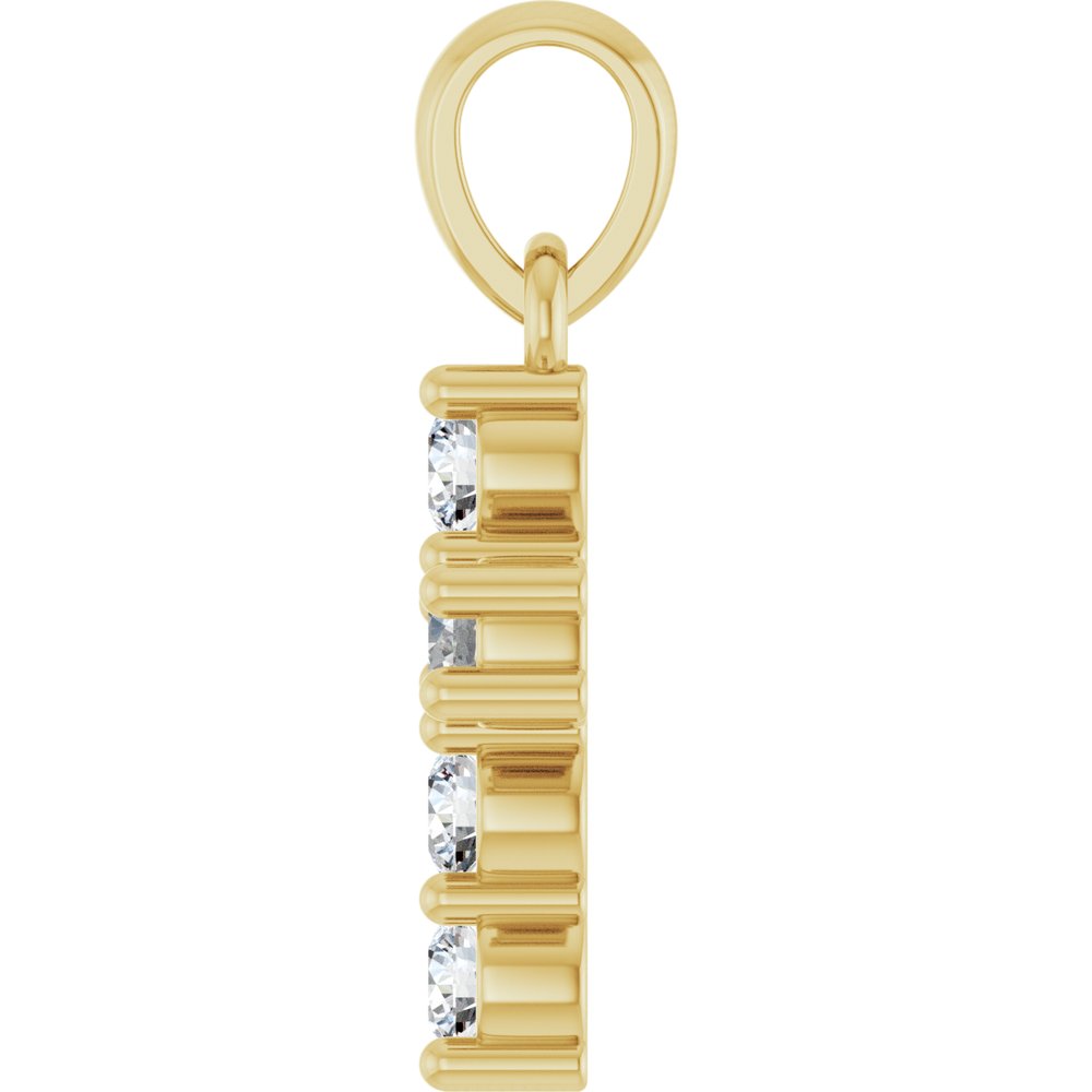 14K Yellow Gold - 0.25