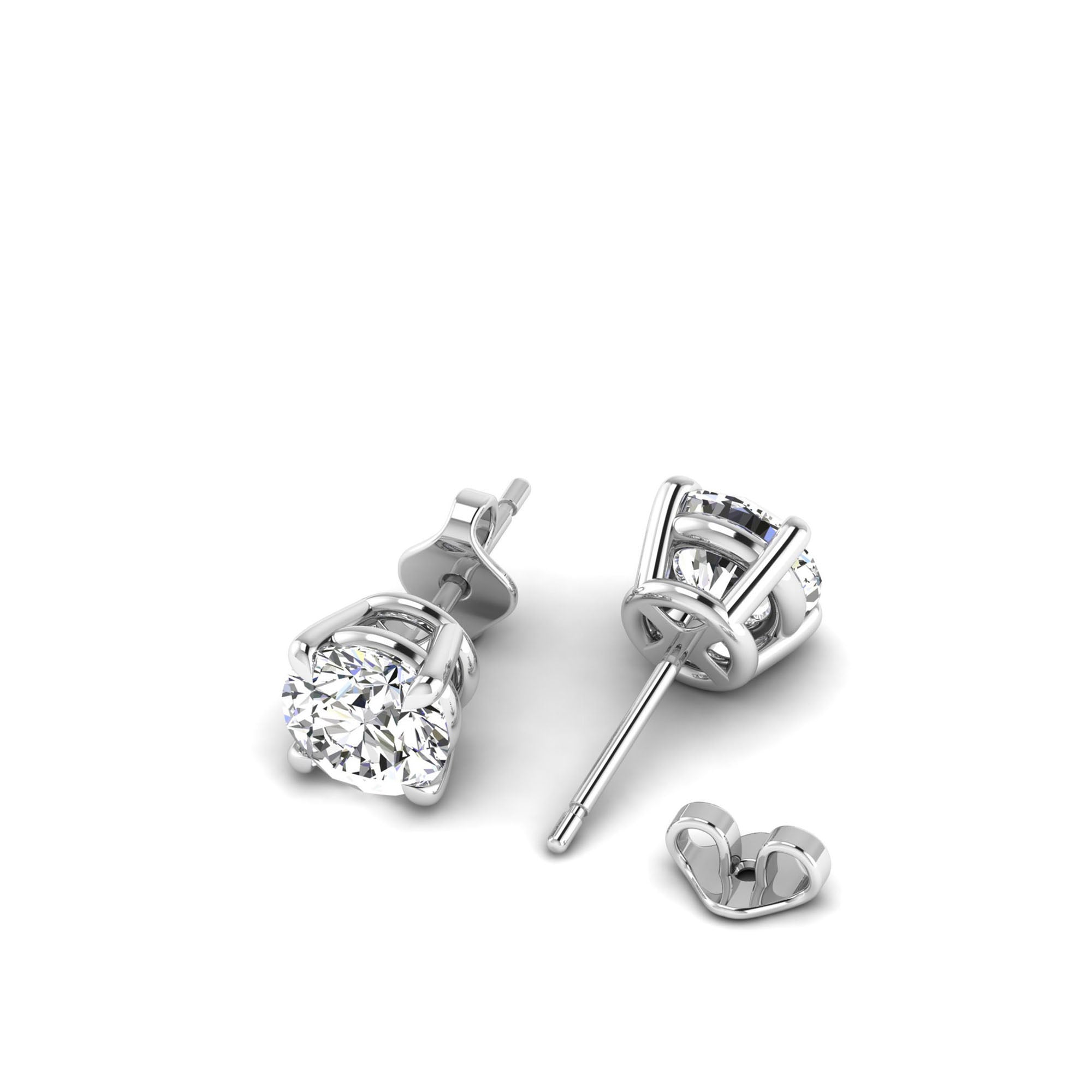 14K White Gold - 1.00