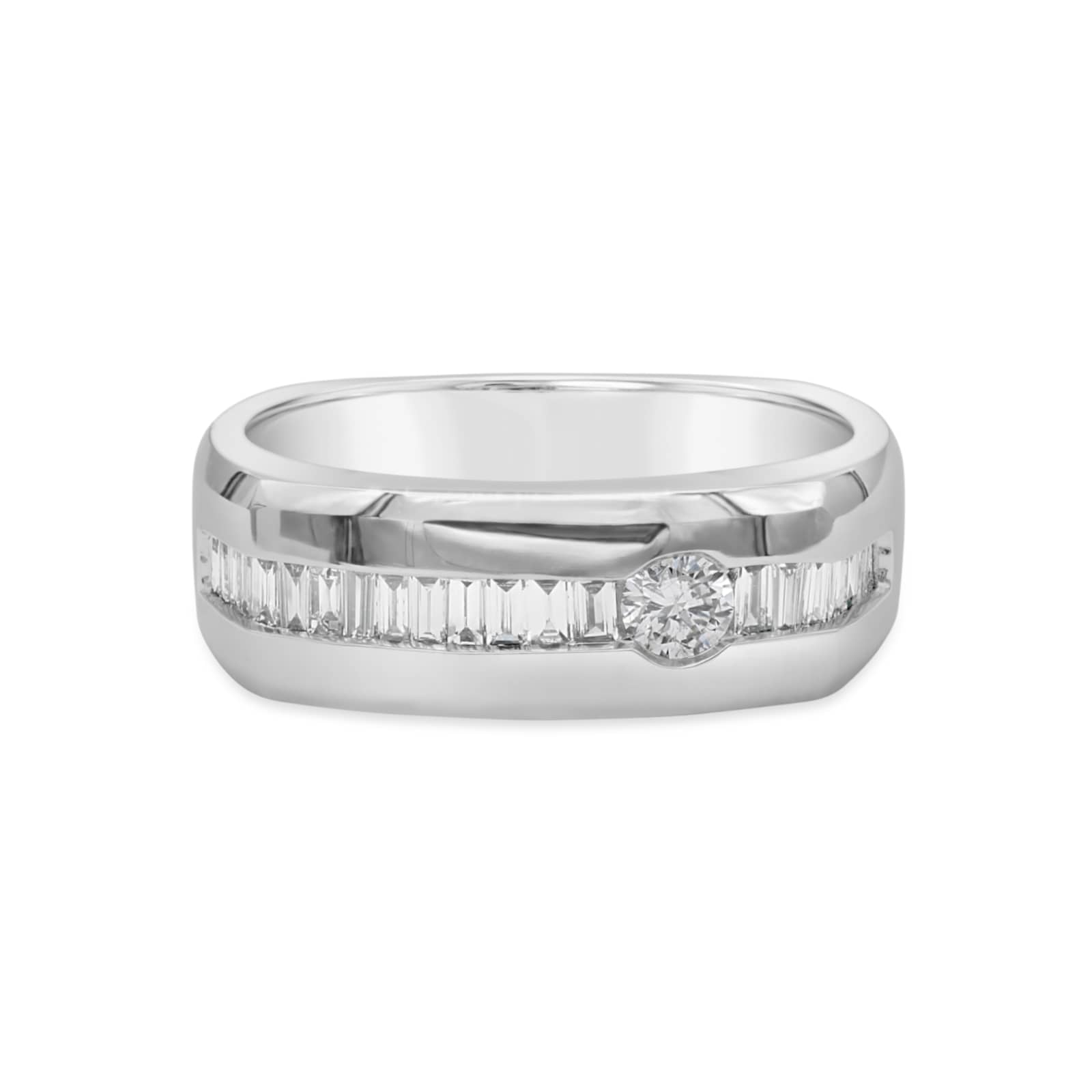 14K White Gold - 0.70