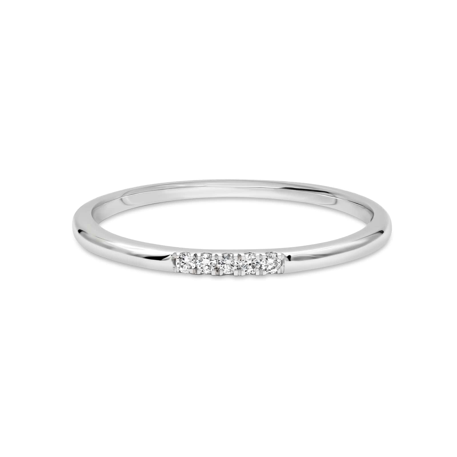 14K White Gold - 0.05