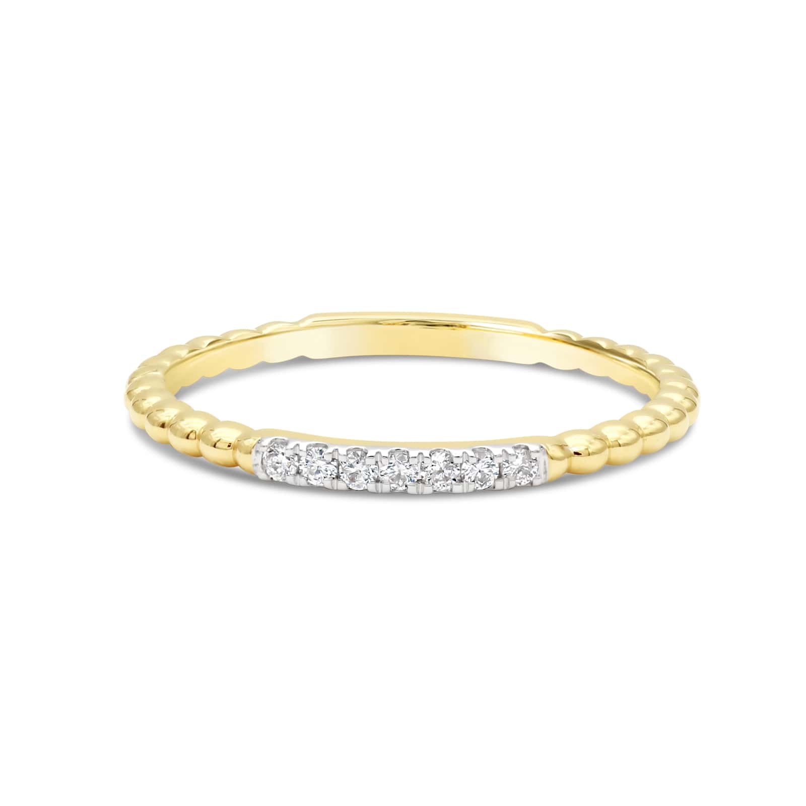 14K Yellow Gold - 0.10