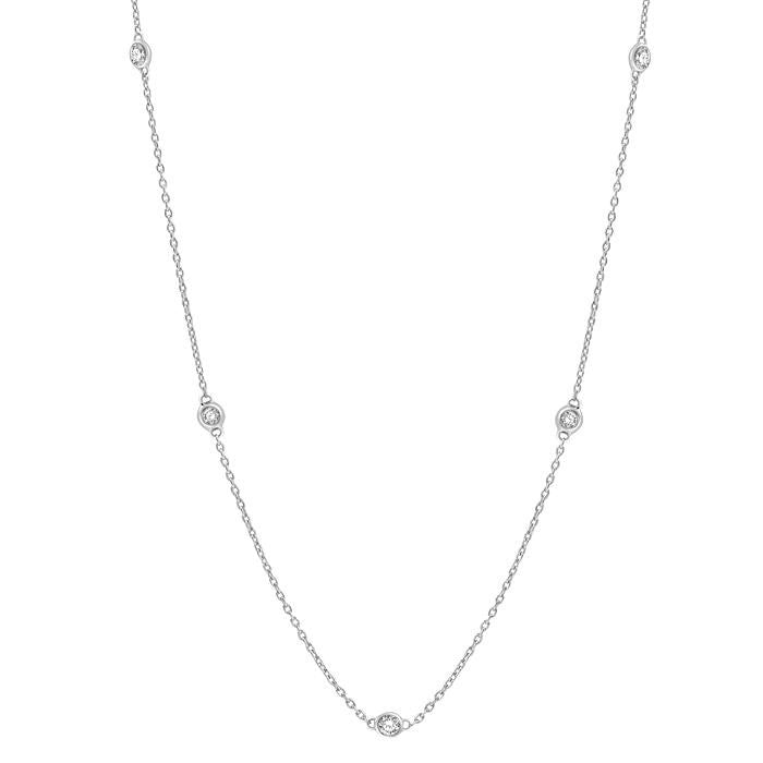14K White Gold - 0.50