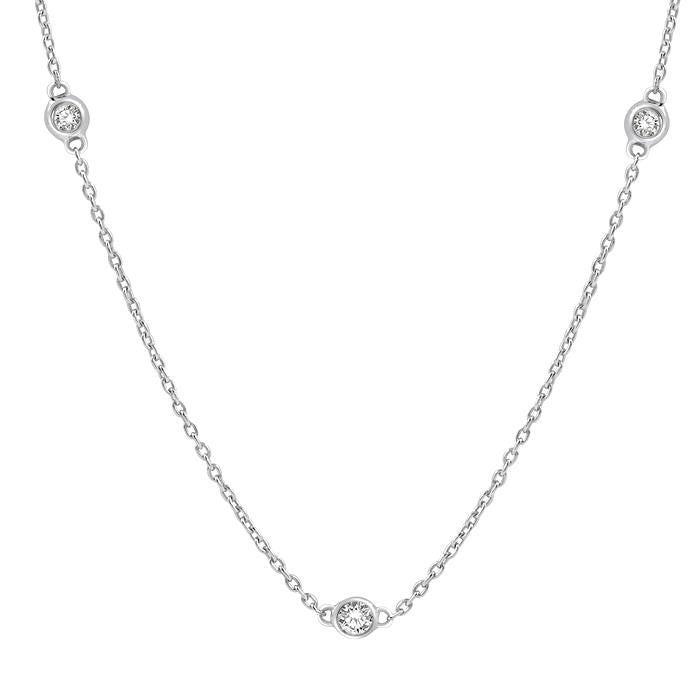 14K White Gold - 0.50