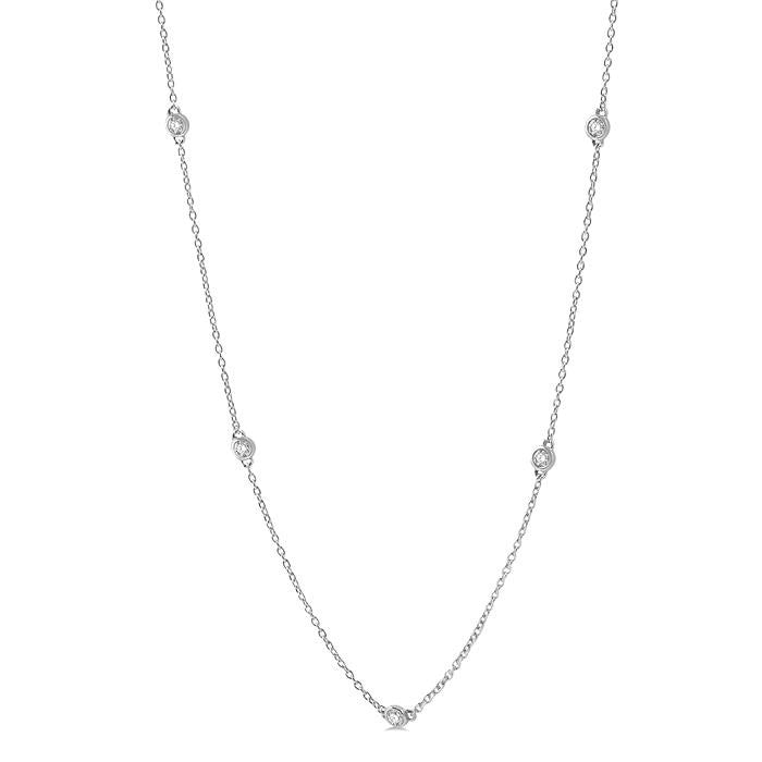 14K White Gold - 0.75