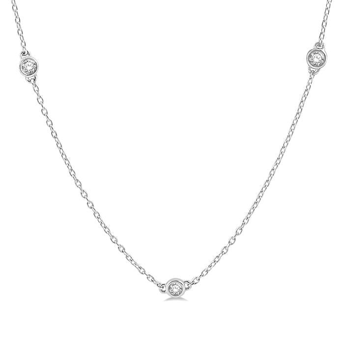 14K White Gold - 0.75