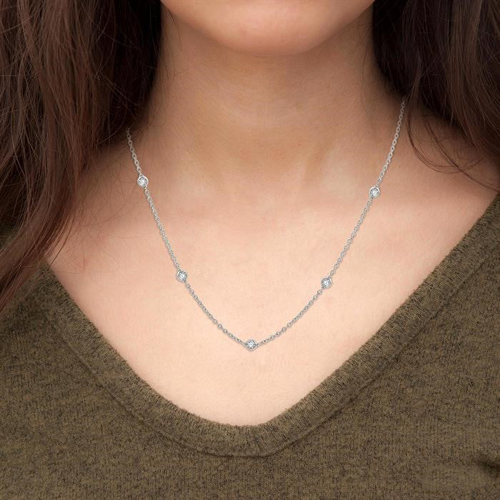 14K White Gold - 0.75