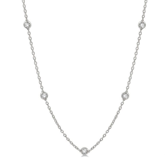 14K White Gold - 1.00