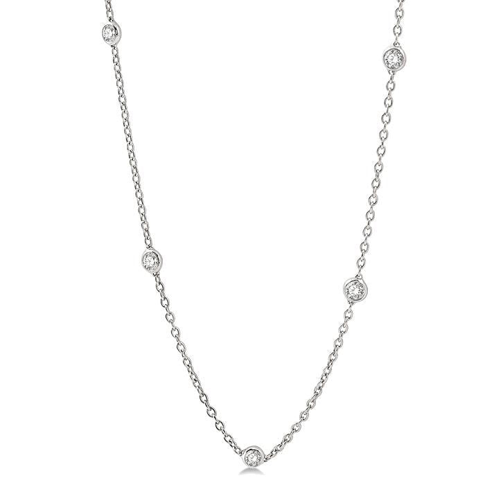 14K White Gold - 1.00