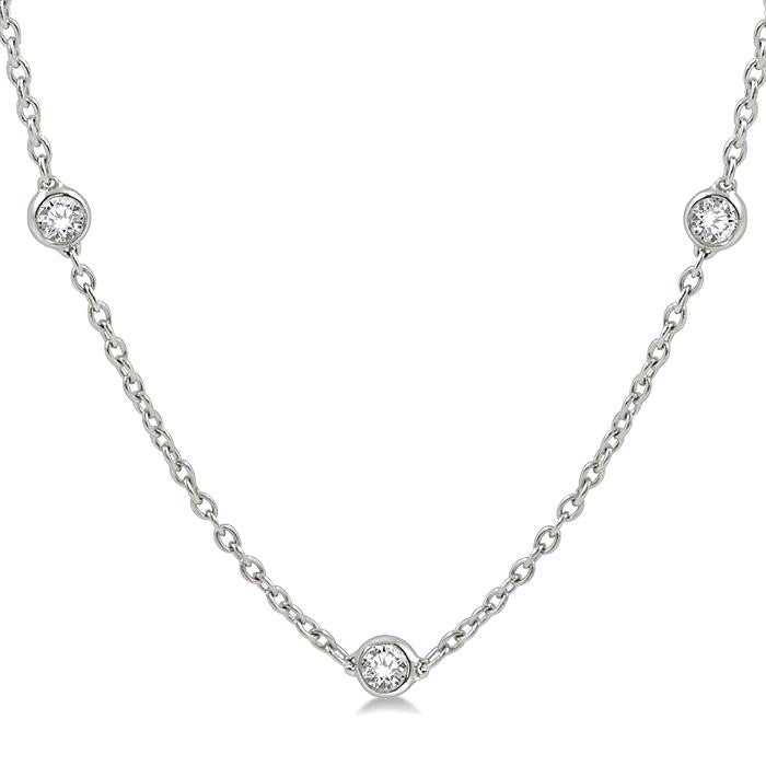 14K White Gold - 1.00